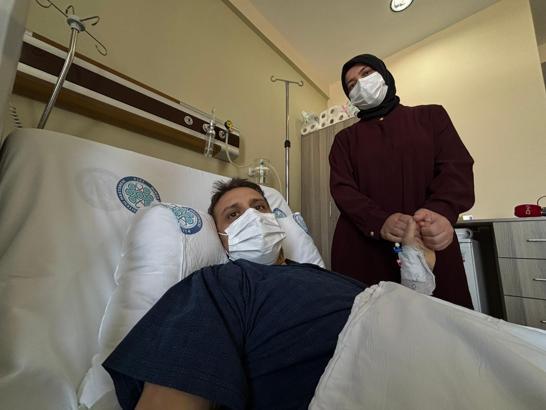 Siroz hastası eşini yaşatmak için 21 kilo verip, donör oldu