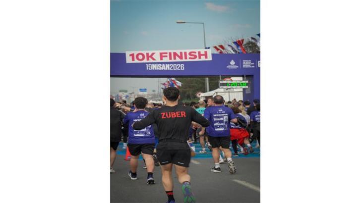 Züber, İstanbul Yarı Maratonu’nda TEV yararına koştu