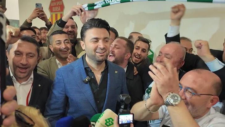 Bursaspor Başkanı Çelik: Ait olduğumuz Süper Lig için yarından itibaren çalışmaya başlayacağız
