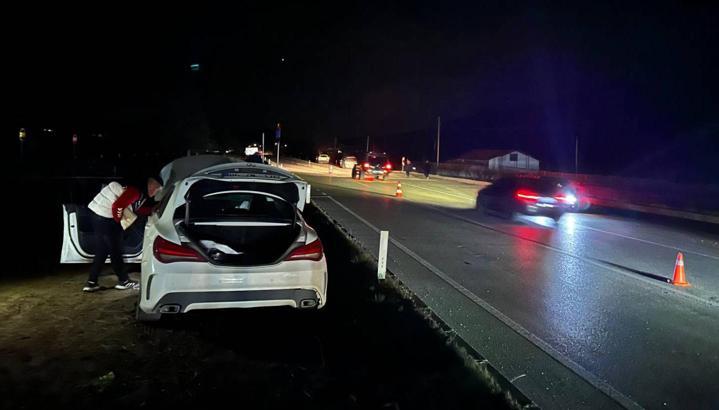 Otomobiller çarpıştı: 1 yaralı