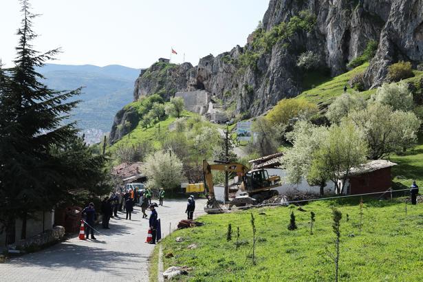 Tokat’ta kentsel dönüşümde yıkımlar başladı