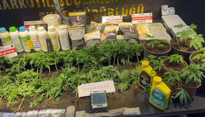 Aksaray’da uyuşturucu operasyonu: 4 kişi tutuklandı