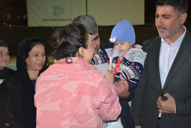 Silopi'de SMA hastası bebek için tenis turnuvası