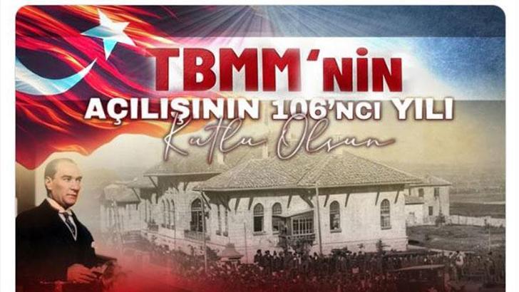 MSB, TBMM'nin 106'ncı kuruluş yılını kutladı