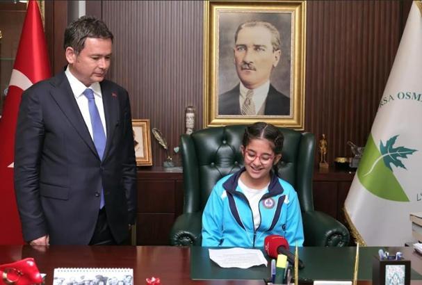 Osmangazi Belediye Başkanlığı koltuğu çocuklara emanet