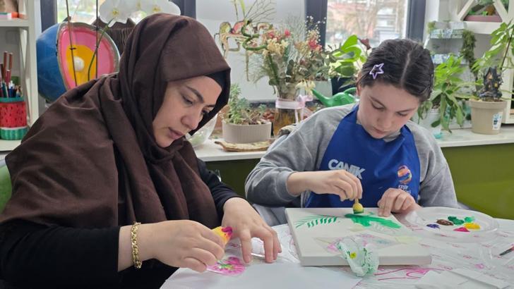 Canik'te bayram coşkusu aileler ile paylaşıldı