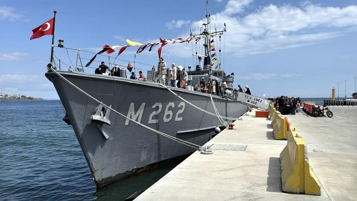 'TCG Enez' gemisi, Tekirdağ'da ziyarete açıldı