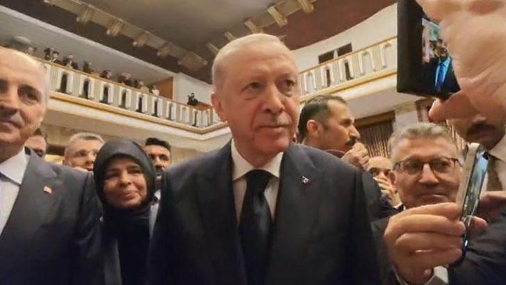 Cumhurbaşkanı Erdoğan, TBMM’de 23 Nisan Resepsiyonu'na katıldı