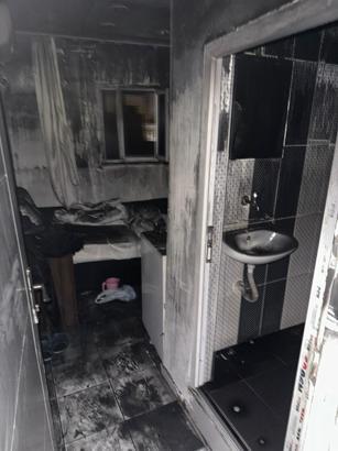 Diyarbakır'da otel yangınında mahsur kalan 3 kişi kurtarıldı