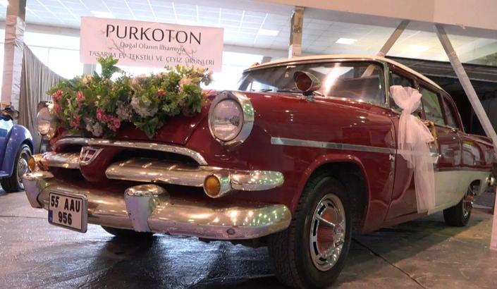 Klasik gelin arabaları fuarın gözdesi oldu