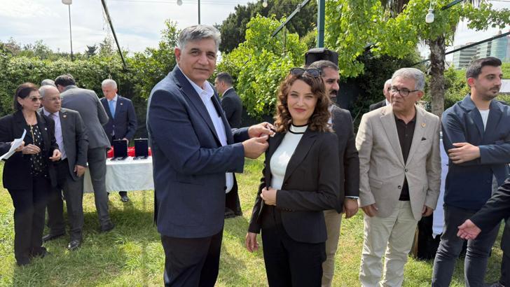 ÇGC'nin yeni üyelerine rozetleri takıldı