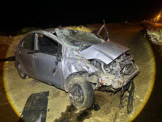 Edirne'de otomobil takla attı; 2 yaralı