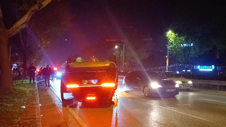 Bursa'da iki otomobil çarpıştı: 1 yaralı