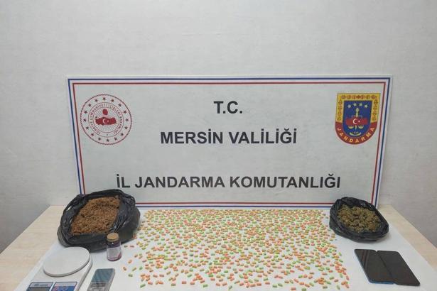 Erdemli'de uyuşturucu operasyonu
