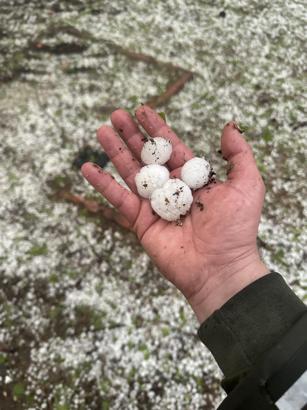 Gaziantep’te dolu yağışı etkili oldu