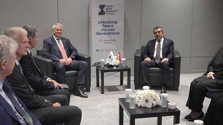 Bakan Tekin, OECD Genel Sekreteri Cormann ile bir araya geldi
