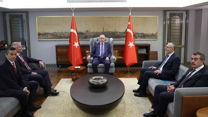 Cumhurbaşkanı Erdoğan, OECD Genel Sekreteri Mathias Cormann'ı kabul etti