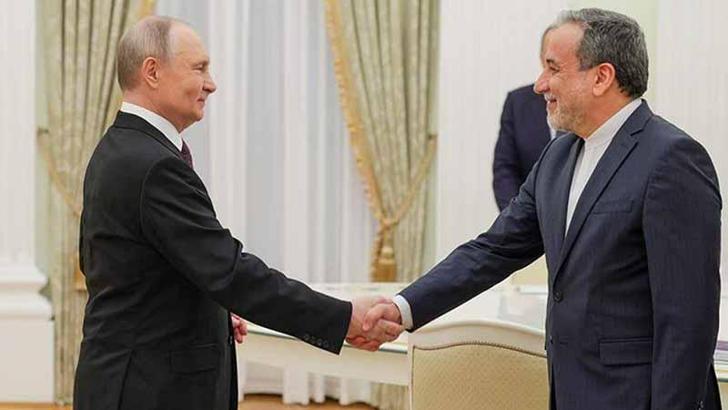 Rusya Devlet Başkanı Putin, İran Dışişleri Bakanı Arakçi ile bir araya geldi