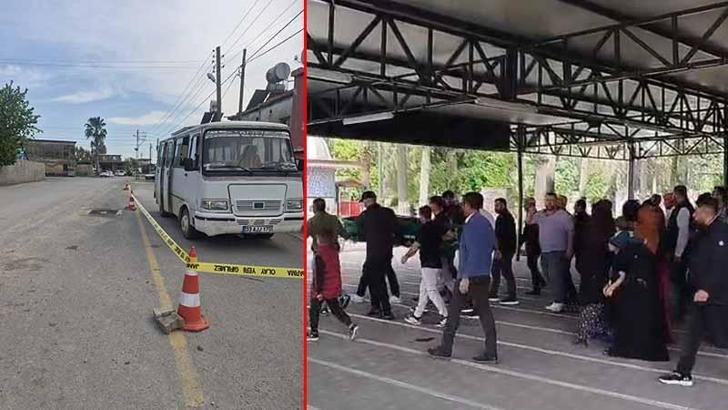 Babasının kullandığı minibüsün altında kalan Salih toprağa verildi