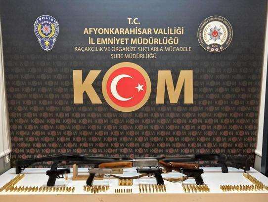 Ruhsatsız silah operasyonuna 1 tutuklama