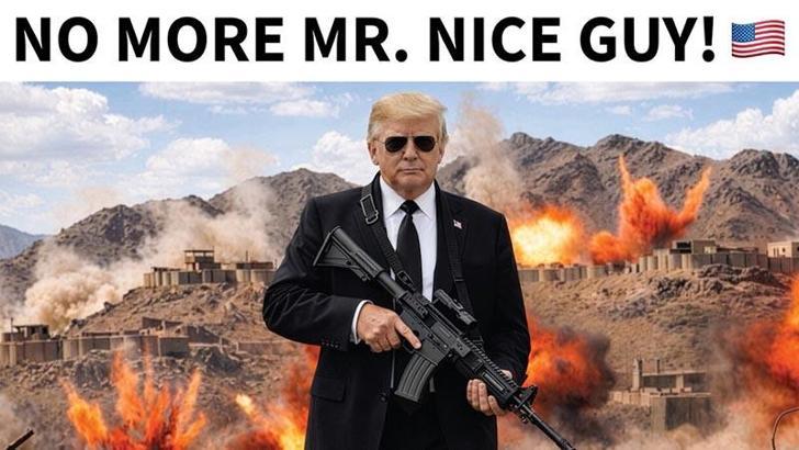 Trump’tan silahlı fotoğrafla İran’a mesaj: Yakında akıllansalar iyi olur