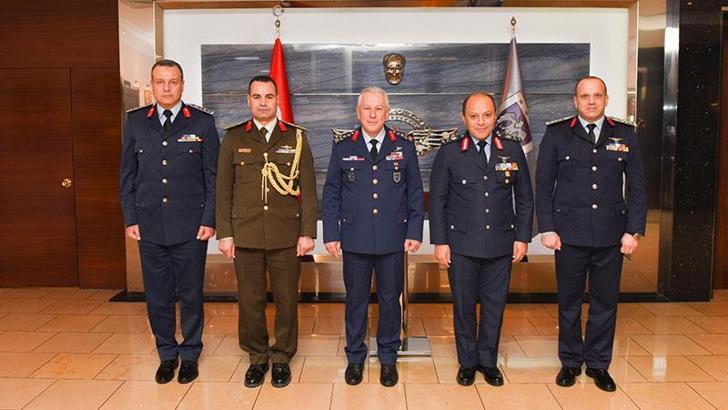 Hava Kuvvetleri Komutanı Orgeneral Kadıoğlu, Mısır'dan gelen askeri heyeti kabul etti