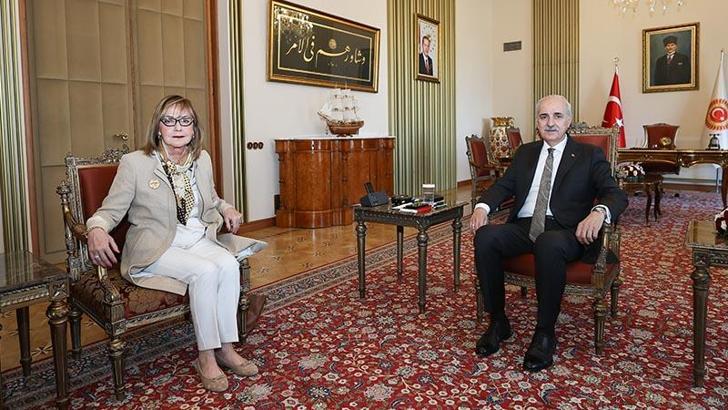 TBMM Başkanı Kurtulmuş, Bosna Hersek'in Ankara Büyükelçisi Colakovic'i kabul etti