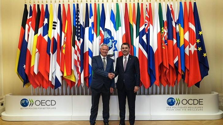 Bakan Kurum, OECD Genel Sekreteri Cormann ile görüştü