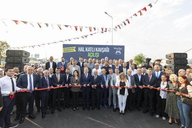 Hal katlı kavşağı kullanıma açıldı