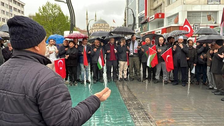 Sumud Filosu’na yapılan saldırı protesto edildi