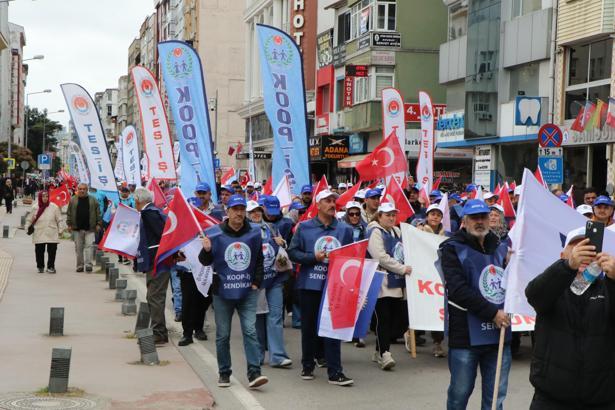 Samsun’da 1 Mayıs kutlandı
