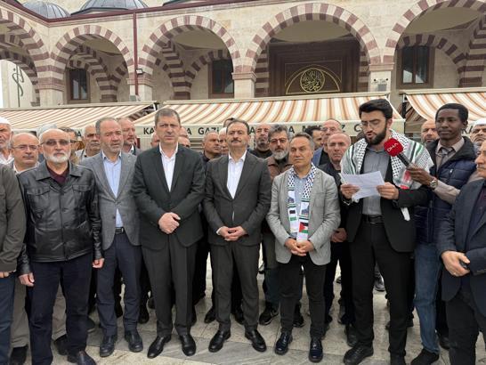 İsrail'in Sumud Filosu'na saldırısına Tokat'ta tepki