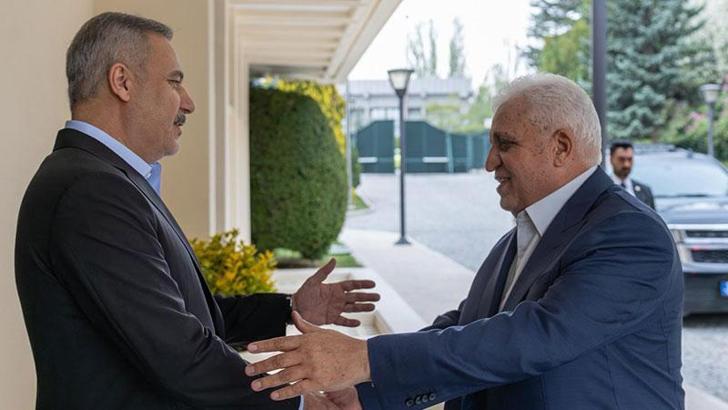 Bakan Fidan, Haşdi Şabi Komisyonu Başkanı el-Feyyad ile bir araya geldi