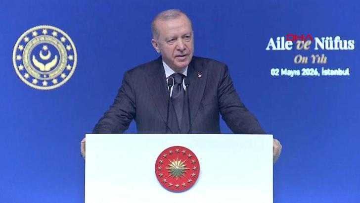 Cumhurbaşkanı Erdoğan 'Aile ve Nüfus 10 Yılı (2026-2035) Vizyon Tanıtım Programı'nda konuştu