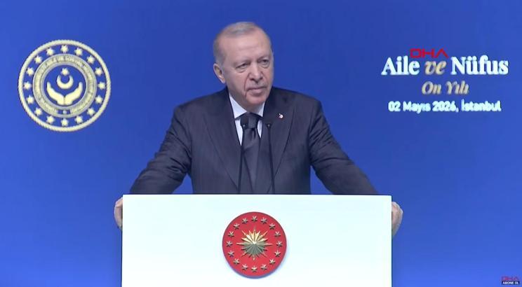 Cumhurbaşkanı Erdoğan 'Aile ve Nüfus 10 Yılı (2026-2035) Vizyon Tanıtım Programı'nda konuştu -1