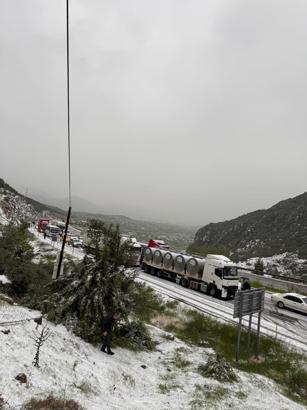 Antalya'da mayıs ayında kar sürprizi