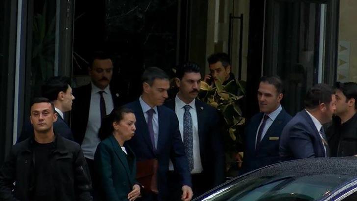 Uçağı Ankara'ya zorunlu iniş yapan İspanya Başbakanı Sanchez, Ermenistan'a hareket etti
