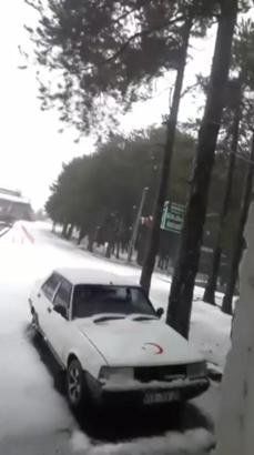 Osmaniye'nin yüksek kesimler beyaza büründü