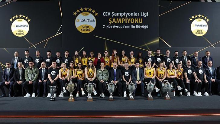 CEV Şampiyonlar Ligi şampiyonu VakıfBank için medya günü düzenlendi