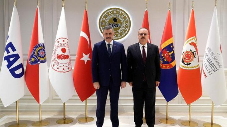 Bakan Çiftçi, Ankara Valisi Canbolat'ı kabul etti