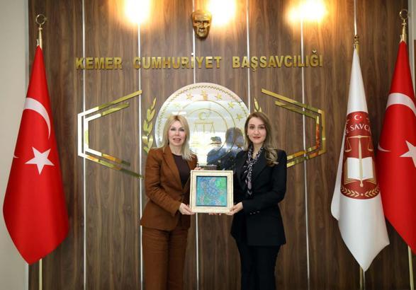 Rektör Özkan Kemer'de ziyaretler gerçekleştirdi