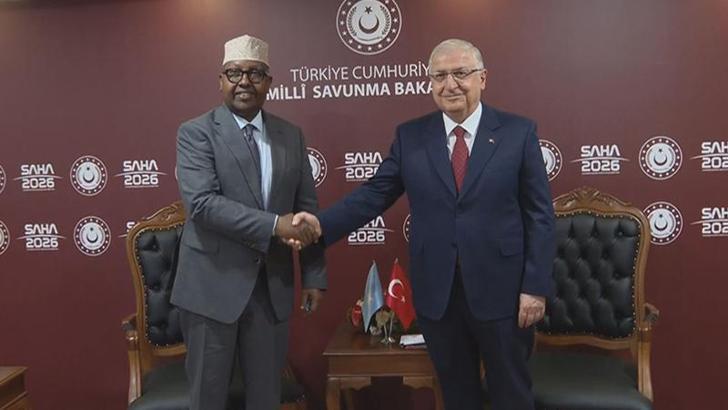Milli Savunma Bakanı Yaşar Güler, Somali Savunma Bakanı Ahmed Fiqi ile görüştü