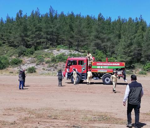 Muğla'da orman yangın tatbikatı