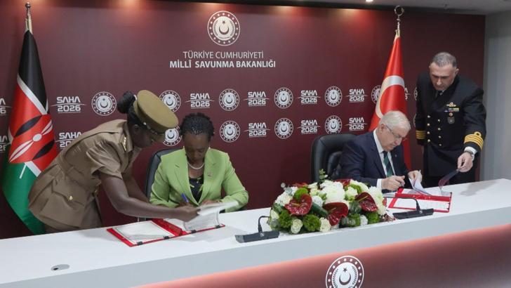 SAHA Expo'da Türkiye ile Kenya arasında savunma iş birliği anlaşması