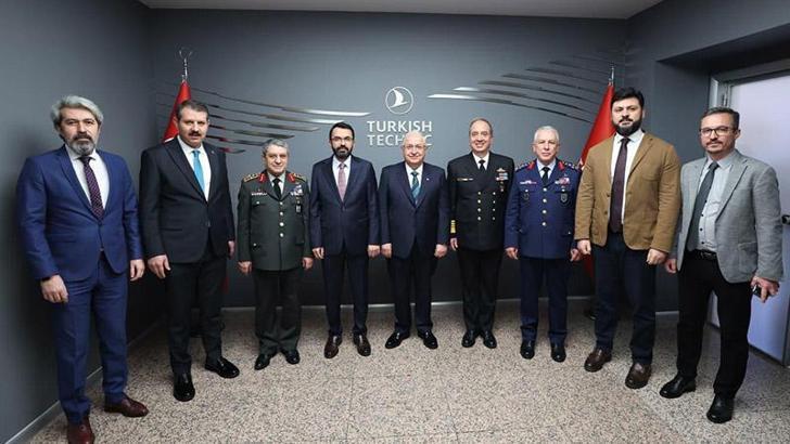 Bakan Güler, Türk Hava Yolları Teknik A.Ş'yi ziyaret etti