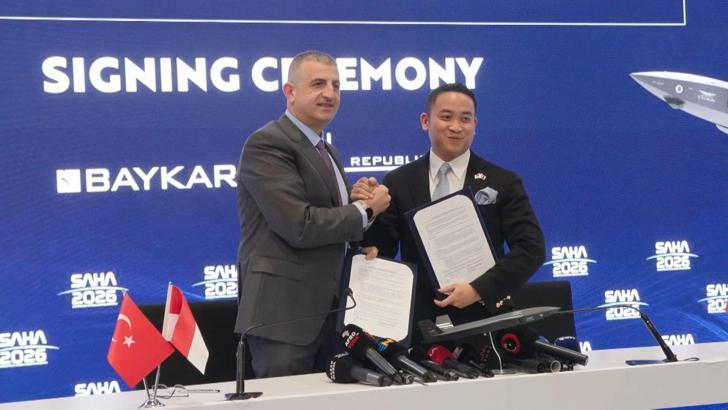 Baykar ile Endonezya arasında 'Bayraktar KIZILELMA İnsansız Savaş Uçağı ihracat sözleşmesi' imzalandı