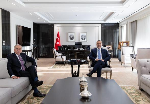 Bakan Fidan, BM Genel Sekreteri'nin Özel Temsilcisi Arnault ile görüştü