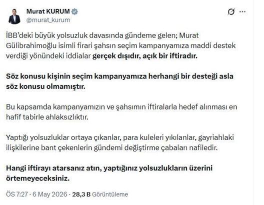 Bakan Kurum’dan Murat Gülibrahimoğlu açıklaması