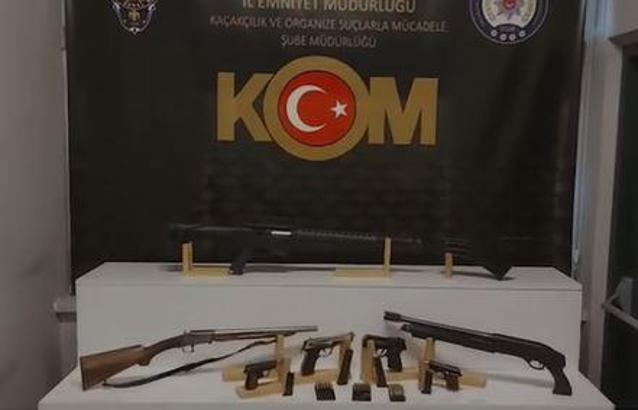 Kayseri'de silah ticaretine 2 gözaltı