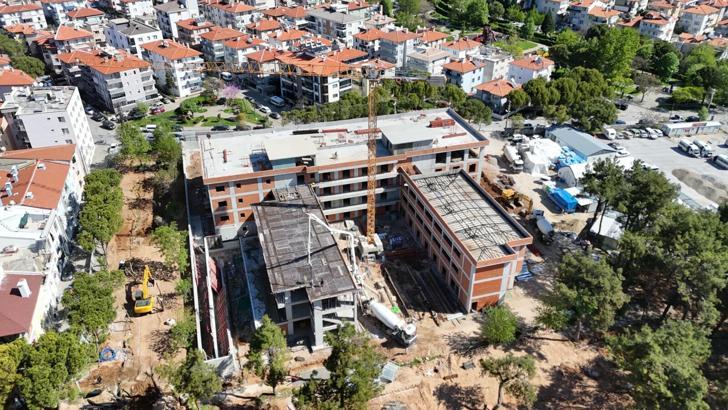 Abide Hasan Nuri Öncüer Huzurevi'nde inşaat çalışmaları sürüyor
